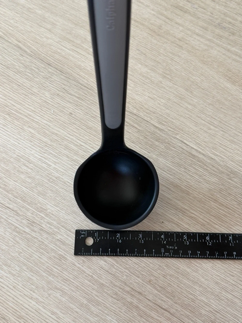 Calphalon Ladle Nylon/Silicone Black/Gray 13” Kitchen Utensil Tool